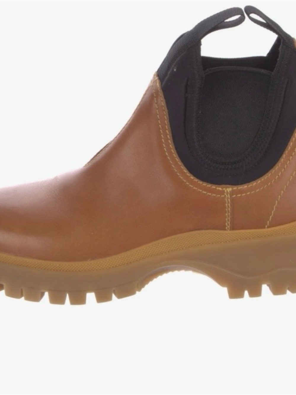 Prada Men's Tan/Brown Leather Chukka Boot